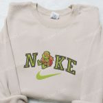 TMNT x Nike Movie Sweatshirt: Embroidered Hoodie Best Teenage Mutant Ninja Turtles Gift