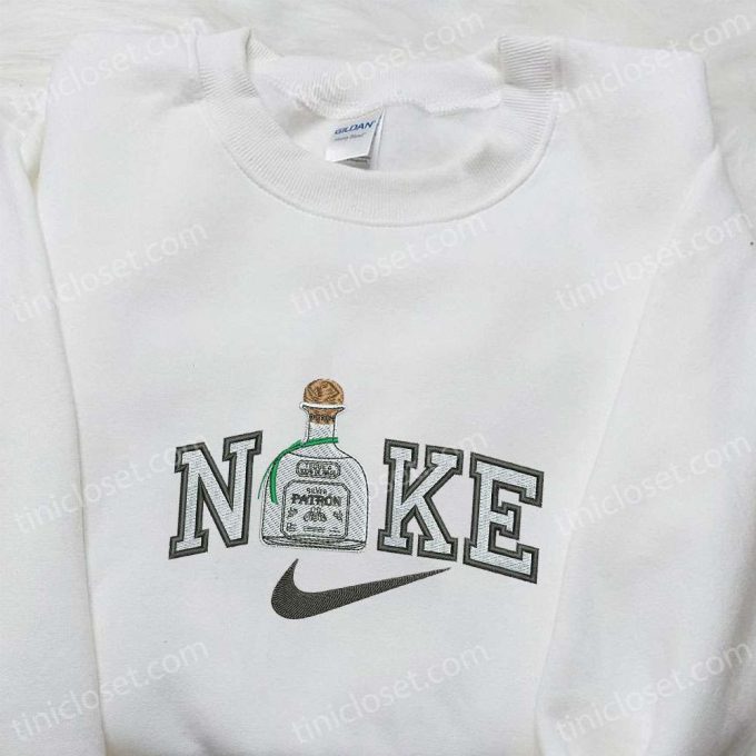 Custom Nike Tequila Embroidered Shirt – Favorite Drink T-shirt