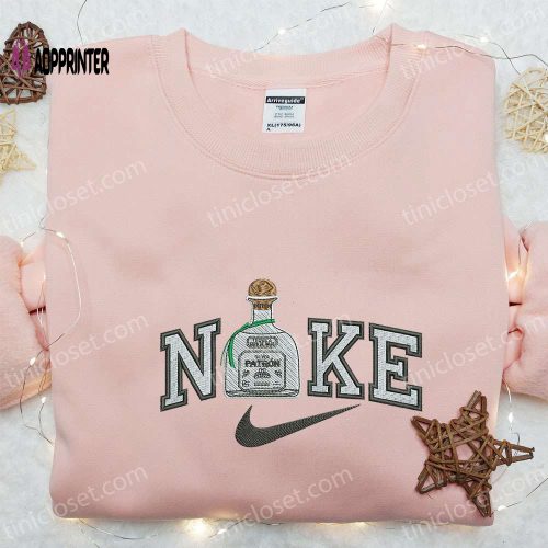 Custom Nike Tequila Embroidered Shirt – Favorite Drink T-shirt