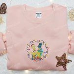 The Simpsons Family Christmas Embroidered Shirt & Hoodie: Festive Cartoon Apparel