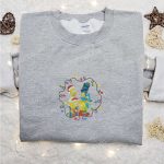 The Simpsons Family Christmas Embroidered Shirt & Hoodie: Festive Cartoon Apparel