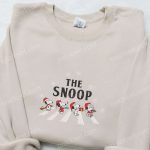 Snoop The Beatles Christmas Shirt & Hoodie: Perfect Family Gifts – Cartoon Embroidered Best Holiday Present