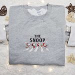 Snoop The Beatles Christmas Shirt & Hoodie: Perfect Family Gifts – Cartoon Embroidered Best Holiday Present