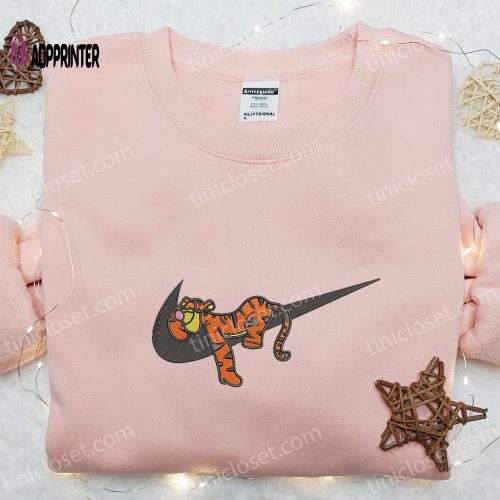 Tigger Sleep x Nike Swoosh Embroidered Shirt & Disney Winnie The Pooh Hoodie – Perfect Family Gifts