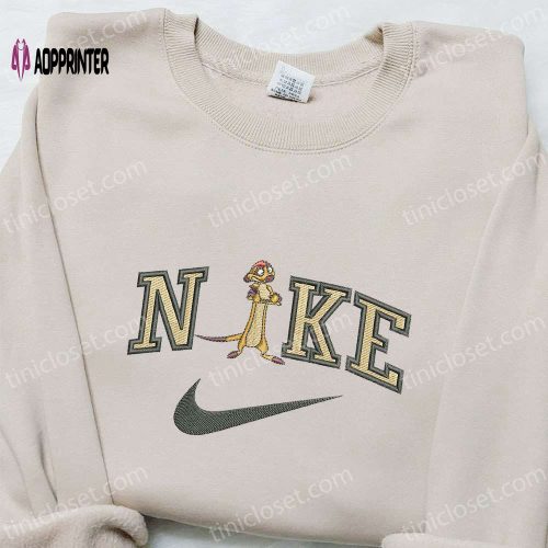 Tinkerbell x Nike Cartoon Embroidered Sweatshirt – Disney Characters Hoodie Perfect Birthday Gift