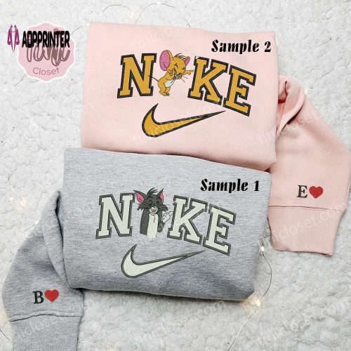 Night Fury and Light Fury x Nike Swoosh Couple Shirt: How to Train Your Dragon Cartoon Hoodie & Valentine’s Day Sweatshirt