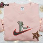 Tom Give Heart x Swoosh Sweatshirt Tom and Jerry Cartoon Shirt Best Gift Ideas