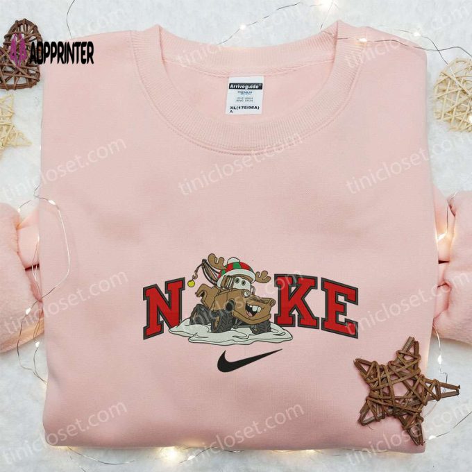 Tow Mater Reindeer Xmas x Nike Sweatshirt: Pixar Cars Disney Plus Shirt Best Gift Ideas for All Occasions