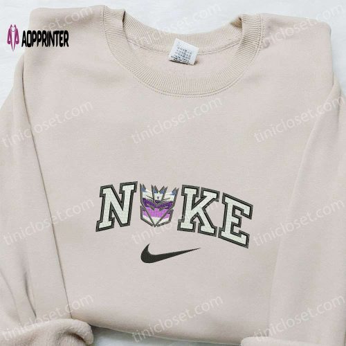 Transformer Logo x Nike Embroidered Shirt Movie Hoodie & Sweatshirt: Unique Nike Inspired Apparel