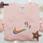 Unicorn Rainbow Embroidered Shirt: Vibrant and Magical Apparel for All Ages