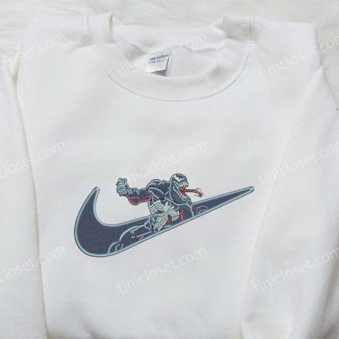 Venom x Nike Embroidered Hoodie & Movie Characters Shirt – Nike Inspired Stylish Apparel