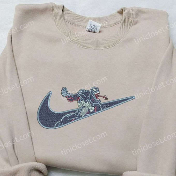 Venom x Nike Embroidered Hoodie & Movie Characters Shirt – Nike Inspired Stylish Apparel