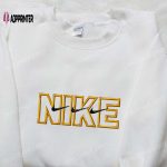 Vintage Retro Nike Swoosh Embroidered Shirt – Nike Inspired Gift for Family