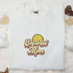 Vintage Softball Mom Embroidered Shirt & Hoodie: Perfect Mother’s Day Gift Idea