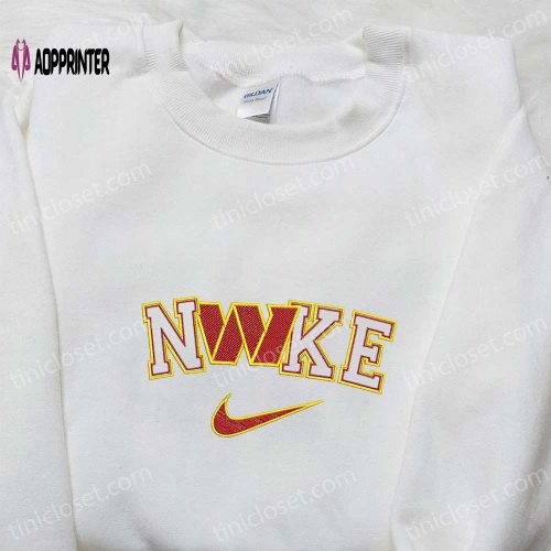 Washington Commanders Nike Swoosh Shirt & Hoodie: NFL Sports Embroidered Gear Perfect Fandom Gifts