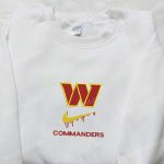 Washington Commanders Nike Swoosh Drip Embroidered Shirt & NFL Sports Hoodie: Best Fandom Gift Ideas