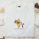 Disney Winnie The Pooh & Piglet Embroidered Shirt & Hoodie: Forever Friends Gift