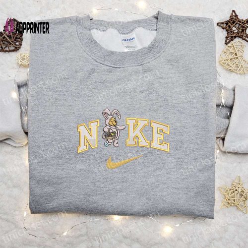 Winnie The Pooh Easter x Nike Embroidered Shirt & Thanksgiving Day Hoodie – Best Holiday Gift Ideas