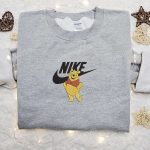 Winnie the Pooh x Nike Embroidered Sweatshirt: Disney Characters Shirt – Best Family Gift Ideas