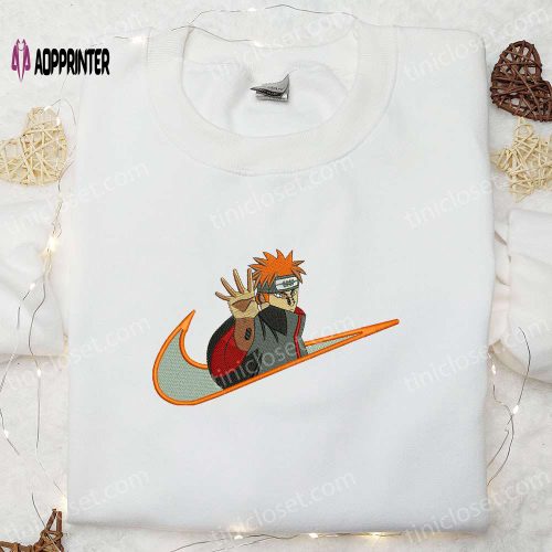 Naruto Anime Embroidered Shirt: Yahiko Pain Design – Stylish & Authentic