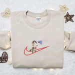 Yoh Asakura x Swoosh Embroidered Sweatshirt & Shaman King Shirt – Best Family Gift Ideas