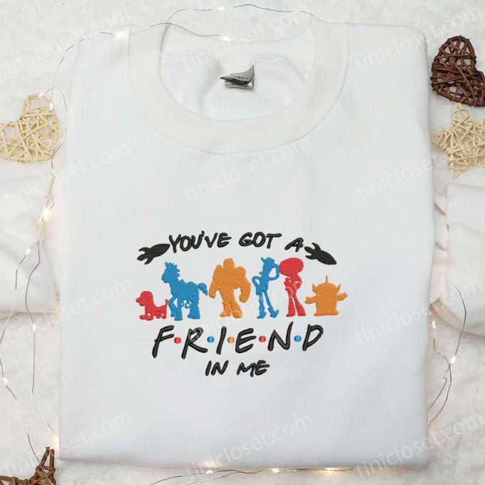 Toy Story Embroidered Shirt & Hoodie: Perfect Friend Gift!