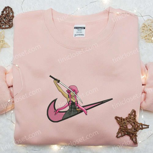 Yuno Gasai Future Diary Anime Shirt: Embroidered Design for Cosplay & Fans