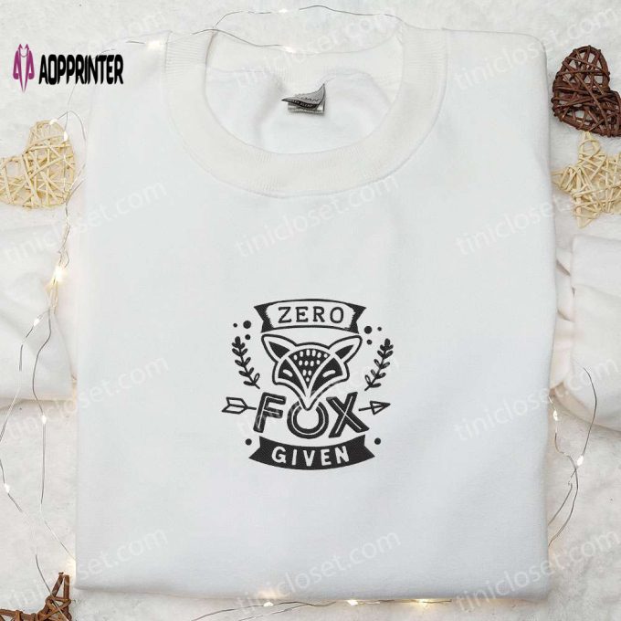 Zero Fox Given & Nightmare Custom Embroidered Sweatshirts – Best Family Gifts