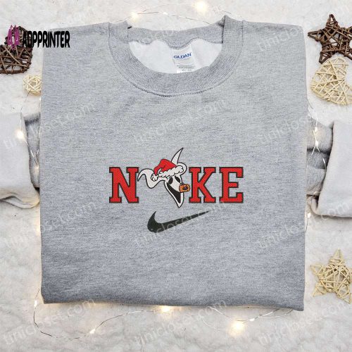 Nike Christmas Embroidered Sweatshirt: Cartoon Shirt Best Gift Ideas