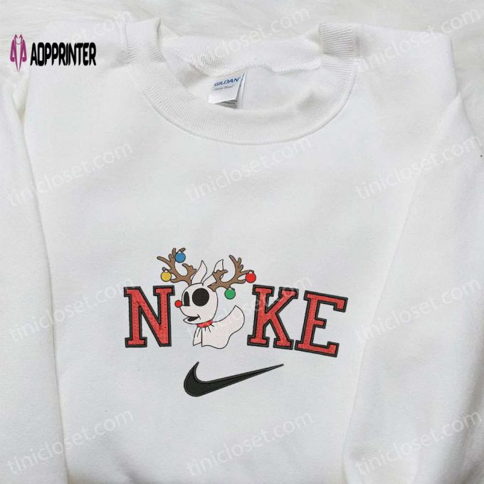 Zero Reindeer Christmas x Nike Embroidered Sweatshirt – Movie Merry Christmas Shirt Best Gift Ideas!