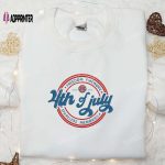 Celebrate with Style: 4th of July Embroidered Shirt – Best Patriotic Shirts & National Day Gifts