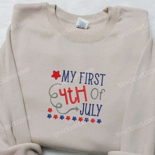 Celebrate with Style: 4th of July Embroidered Shirt – Best Patriotic Shirts & National Day Gifts