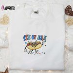 4th of July Hotdog Embroidered Shirt: Funny Gift for National Day