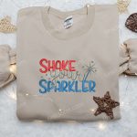 Celebrate with Style: 4th of July Shake Your Sparkler Shirt Best Patriotic Shirts & National Day Gifts