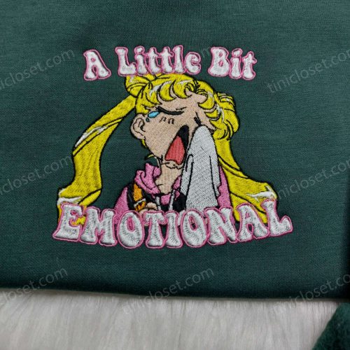 Embrace Your Inner Sailor Moon with Emotional Sailor Moon Shirt & Embroidered Sweatshirts – Anime Clothes for Girls