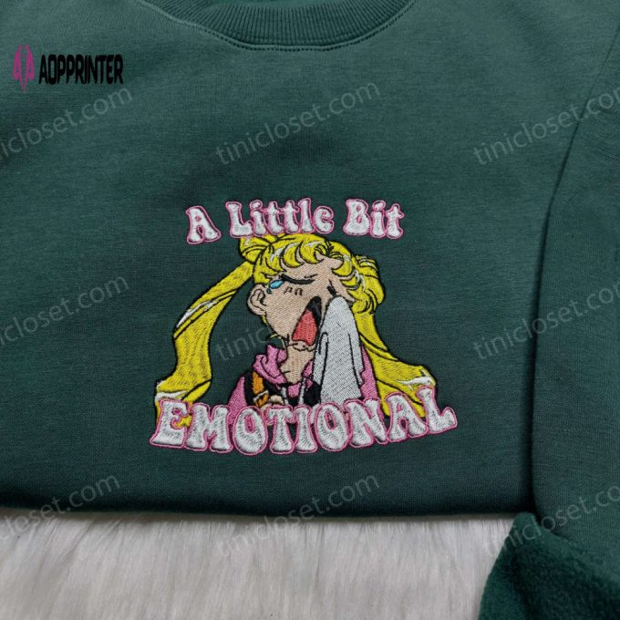 Embrace Your Inner Sailor Moon with Emotional Sailor Moon Shirt & Embroidered Sweatshirts – Anime Clothes for Girls