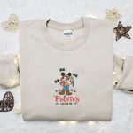 Pirate Life Mickey Embroidered Shirt: Disney Characters Best Gift Idea