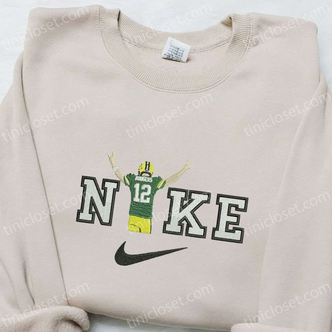 Aaron Rodgers x Nike NFL Embroidered Shirt Sweatshirt & Hoodie: Sport-inspired Nike Gear