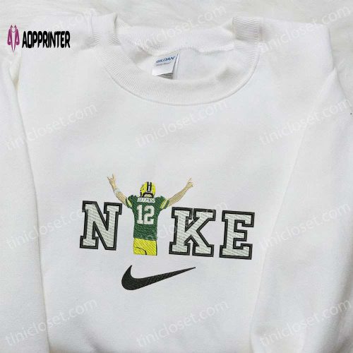 Stylish Shoelace x Nike Embroidered Shirt Sweatshirt & Hoodie – Custom Nike Inspired Embroidery