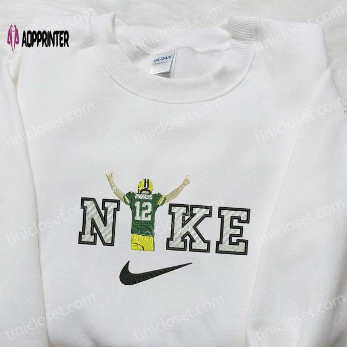 Aaron Rodgers x Nike NFL Embroidered Shirt Sweatshirt & Hoodie: Sport-inspired Nike Gear