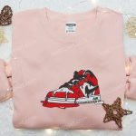 Custom Air Jordan 1 x Nike Embroidered Shirt: Best Birthday Gift Ideas