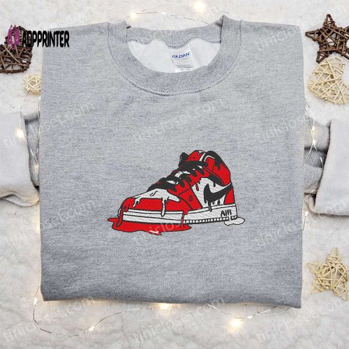 Grinch Xmas x Nike Movie Embroidered Tshirt – Best Christmas Gift Ideas Nike Inspired Shirt