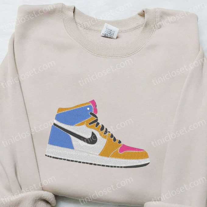 Air Jordan 1 x Nike Embroidered Sweatshirt & T-Shirt: Best Family Gift Ideas