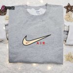 Air Nike Swoosh Embroidered Sweatshirt & Shirt: Best Birthday Gift Ideas