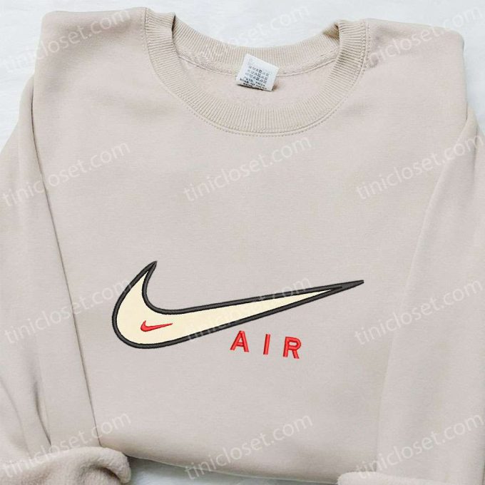 Air Nike Swoosh Embroidered Sweatshirt & Shirt: Best Birthday Gift Ideas