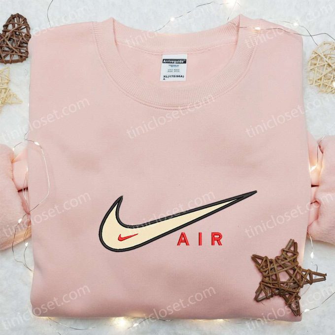 Air Nike Swoosh Embroidered Sweatshirt & Shirt: Best Birthday Gift Ideas