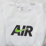 Air x Swoosh Embroidered Sweatshirt – Nike Inspired Shirt Perfect Family Gift