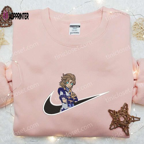 Stylish Albedo x Nike Embroidered Shirt Genshin Impact & Nike Inspired Designs