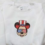 America Mickey Embroidered Shirt: Best Patriotic Disney Shirt