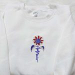 Shop the Best American Sunflower Embroidered Shirt – Perfect National Day Gift